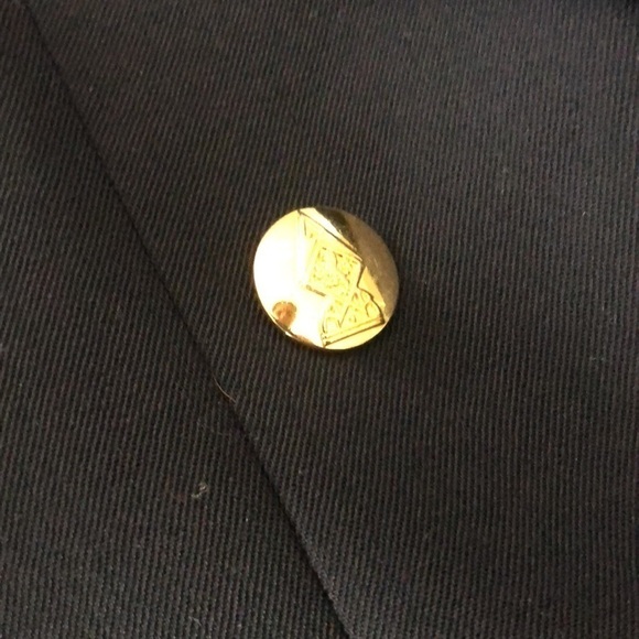 Austin Reed London-New York Wool Navy Double Breasted Blazer 6 - Picture 3 of 12